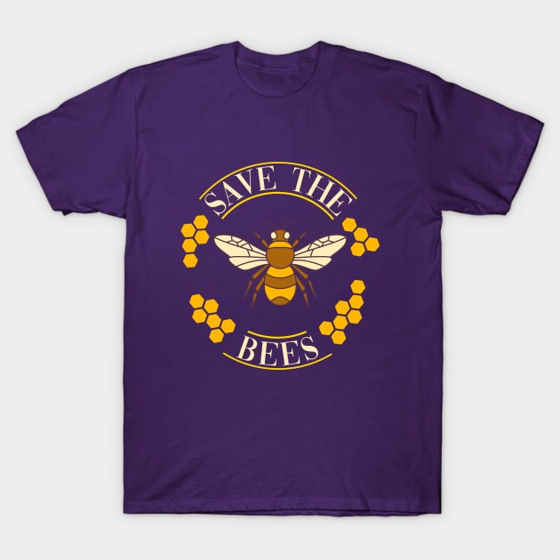 Save the Bees T-Shirt by FontfulDesigns